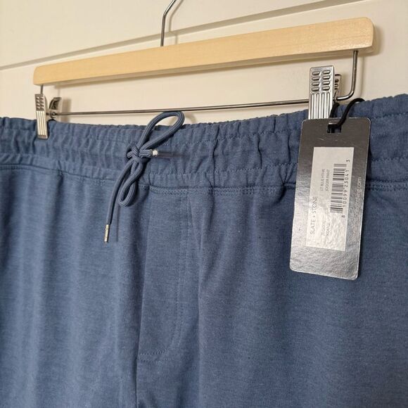 Slate & Stone Sweatpants Joggers Mens XL Blue Pull On Athleisure Lounge Workout - Picture 4 of 14